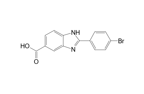 2-(p-Bromophenyl)benzimidazole-5-carboxylic Acid