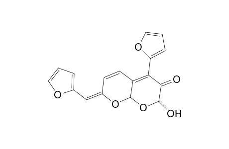 (1S, 8aR) and (1R,8aR)-4-(2'-Furyl)-7-[(2"-furyl)methylidene]-2-hydroxy-2H,7H,8aH-pyrano[2,3-b]pyran-3-one