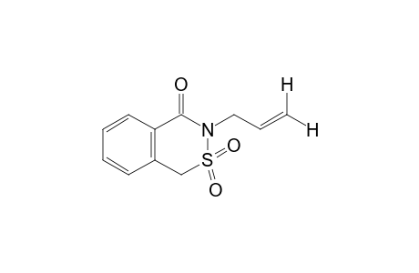 3-allyl-1H-2,3-benzotiazin-4(3H)-one, 2,2-dioxide