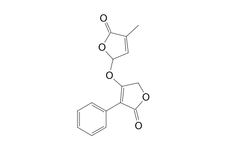 3-METHYL-5-(4-PHENYL-5-OXO-2,5-DIHYDROFURAN-3-YLOXY)-FURAN-2(5H)-ONE