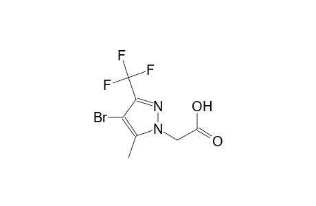 [4-bromo-5-methyl-3-(trifluoromethyl)-1H-pyrazol-1-yl]acetic acid