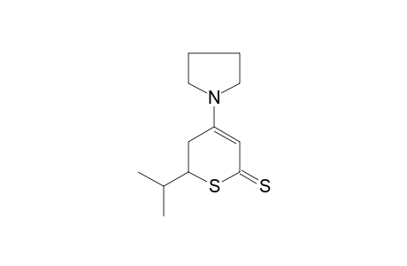 5,6-dihydro-6-isopropyl-4-(1-pyrrolidinyl)-2H-thiopyran-2-thione