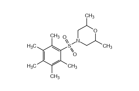 2,6-dimethyl-4-[(pentamethylphenyl)sulfonyl]morpholine