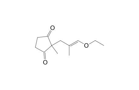 1,3-Cyclopentanedione, 2-(3-ethoxy-2-methyl-2-propenyl)-2-methyl-, (E)-