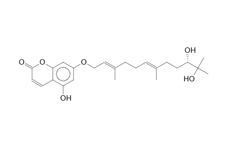 (9S,10R)-10,11,5'-TRIHYDROXYUMBELLIPRENIN