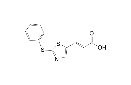 (E)-3-(2-phenylsulfanyl-1,3-thiazol-5-yl)prop-2-enoic acid
