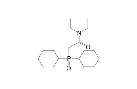 DICYCLOHEXYL(N,N-DIETHYLCARBAMOYLMETHYL)PHOSPHINE OXIDE