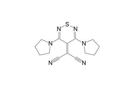 2-(3,5-dipyrrolidin-1-yl-1,2,6-thiadiazin-4-ylidene)propanedinitrile