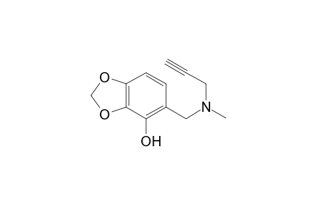 5-[[methyl(prop-2-ynyl)amino]methyl]-1,3-benzodioxol-4-ol