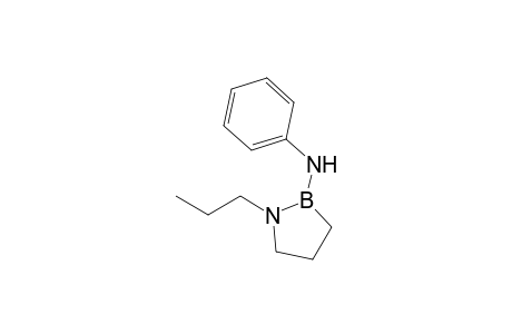 2-[Phenylamino]-1-propyl-1,2-azaborolidine
