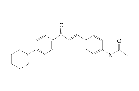 Acetamide, N-[4-[3-(4-cyclohexylphenyl)-3-oxo-1-propenyl]phenyl]-