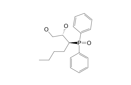(2R*,3S*)-3-DIPHENYLPHOSPHINOYLHEPTANE-1,2-DIOL