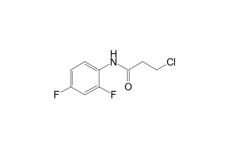 3-chloro-2',4'-difluoropopionanilide