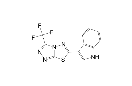 1H-indole, 3-[3-(trifluoromethyl)[1,2,4]triazolo[3,4-b][1,3,4]thiadiazol-6-yl]-