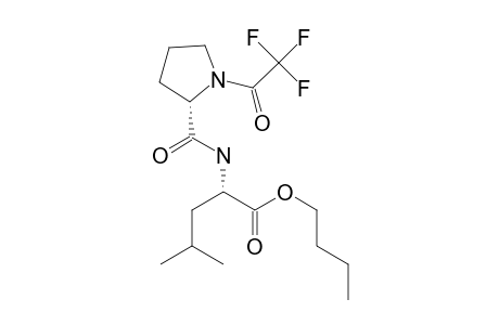 N-Tfa-L-prolylleucine butyl ester