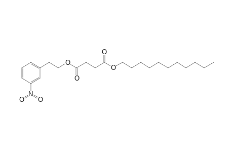 Succinic acid, 2-(3-nitrophenyl)ethyl undecyl ester