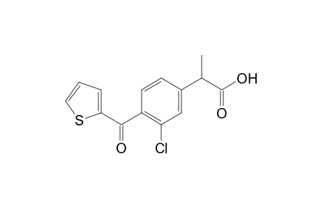3-chloro-4-(2-thenoyl)hydratropic acid