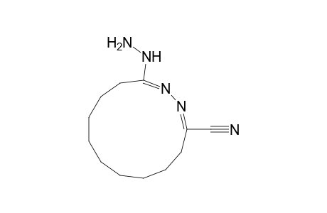 1,2-Diazacyclotrideca-2,13-diene-3-carbonitrile, 13-hydrazino-