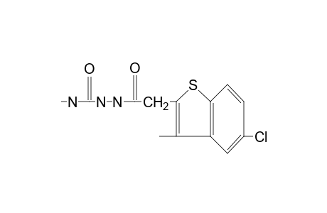 1-[(5-chloro-3-methylbenzo[b]thien-2-yl)acetyl]-4-methylsemicarbazide