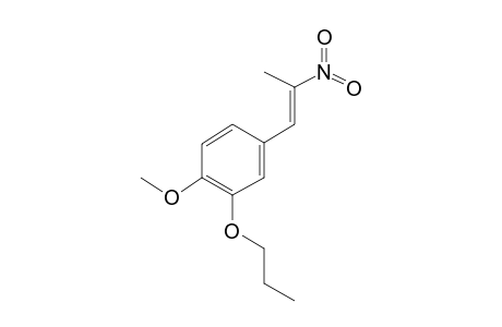 Trans-4-methoxy-3-propoxy-.beta.-methyl-.beta.-nitrostyrene