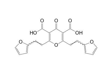 trans-2,6-bis[(2-furyl)vinyl]-4-oxo-4H-pyran-3,5-dicarboxylic acid