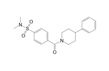 N,N-Dimethyl-4-(4-phenyl-piperidine-1-carbonyl)-benzenesulfonamide