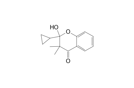 2-Cyclopropyl-2-hydroxy-3,3-dimethylchroman-4-one