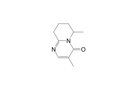 4H-Pyrido[1,2-a]pyrimidin-4-one, 6,7,8,9-tetrahydro-3,6-dimethyl-