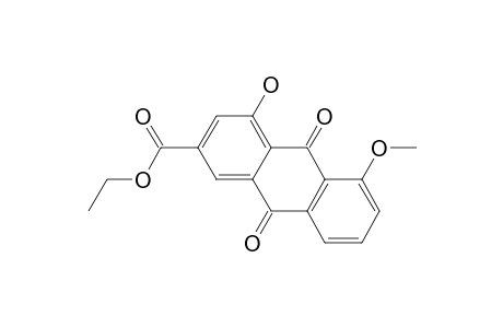 Ethyl 9,10-dihydro-4-hydroxy-5-methoxy-9,10-dioxo-2-anthracenecarboxylate