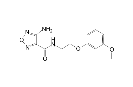 4-Amino-furazan-3-carboxylic acid [2-(3-methoxy-phenoxy)-ethyl]-amide