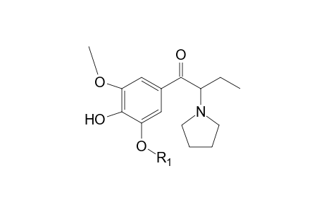 MDPBP-M (demethylenyl-methyl-HO-aryl- glucuronide) isomer-1