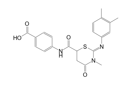 benzoic acid, 4-[[[(2Z)-2-[(3,4-dimethylphenyl)imino]tetrahydro-3-methyl-4-oxo-2H-1,3-thiazin-6-yl]carbonyl]amino]-