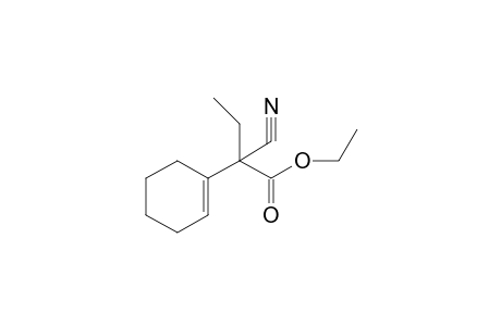 .alpha.-Cyano.alpha.-ethyl-1-cyclohexene-1-acetic acid, ethyl ester