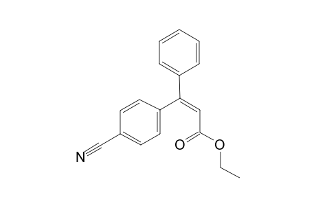 (Z)-Ethyl 3-phenyl-3-(p-cyanophenyl)propenoate