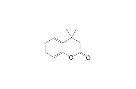 2H-1-Benzopyran-2-one, 3,4-dihydro-4,4-dimethyl-