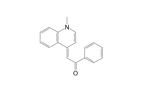 N-Methyl-4-(benzoylmethylene)quinoline