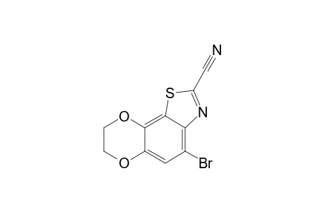 4-Bromo-7,8-dihydro[1,4]dioxino[2,3-g]benzothiazole-2-carbonitrile