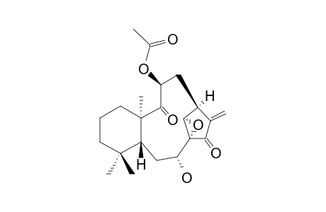 ENT-8,9-SECO-8,14-EPOXY-7-ALPHA-HYDROXY-11-BETA-ACETOXY-16-KAUREN-9,15-DIONE