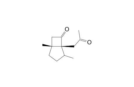 1-(2-Oxopropyl)-2,5-dimethylbicyclo[3.2.0]heptan-7-one