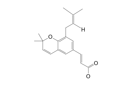 2,2-DIMETHYL-8-PRENYLCHROMENE-6-PROPENOIC-ACID