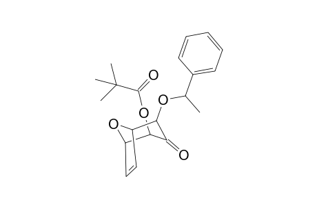 (1'S,1R,2S,4S,5S)-2-(1'-Phenylethoxy)-8-oxa-bicyclo[3.2.1]oct-6-en-3-one-4-yl)pivaloate