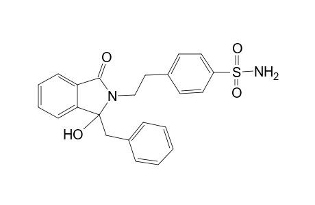 4-[2-(1-benzyl-1-hydroxy-3-oxo-1,3-dihydro-2H-isoindol-2-yl)ethyl]benzenesulfonamide