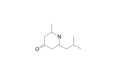 6-iso-Butyl-2-methyl-hexahydropyridin-4-one