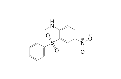 Benzenamine, N-methyl-4-nitro-2-(phenylsulfonyl)-