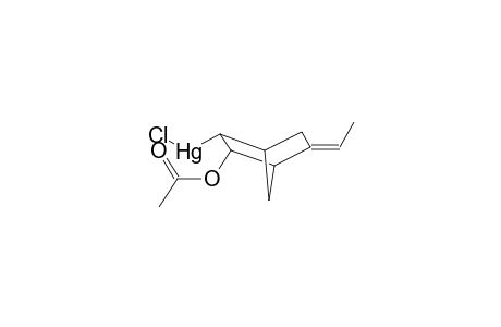 E-2-EXO-ACETOXY-3-EXO-CHLOROMERCURY-6-ETHYLIDENEBICYCLO[2.2.1]HEPTANE