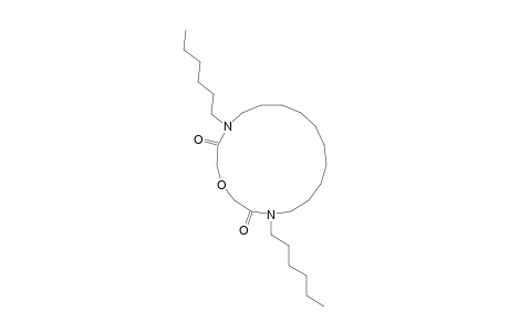 4,15-Diazacycloheptadecane-3,16-dione, 4,15-dihexyl-1-oxa