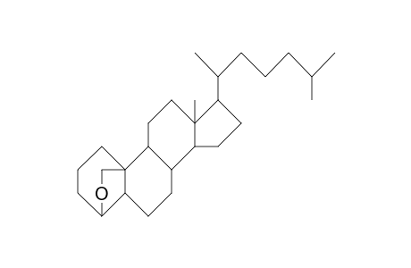 4b,19-Epoxy-5a-cholestane