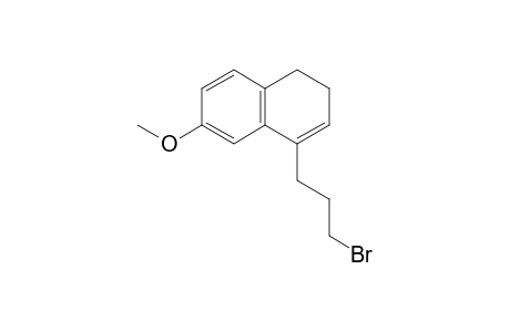 4-(3-Bromanylpropyl)-6-methoxy-1,2-dihydronaphthalene