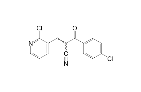 2-chloro-alpha-(p-chlorobenzoyl)-3-pyridineacrylonitrile