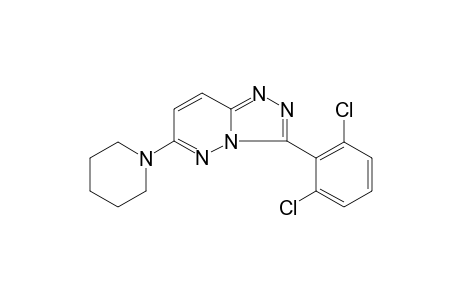 3-(2,6-dichlorophenyl)-6-(1-piperidinyl)-[1,2,4]triazolo[4,3-b]pyridazine